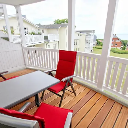 아파트 Meeresblickresidenzen Nr 37 Mit Sauna- Und Schwimmbadnutzung Im Ahoi Sellin 괴렌